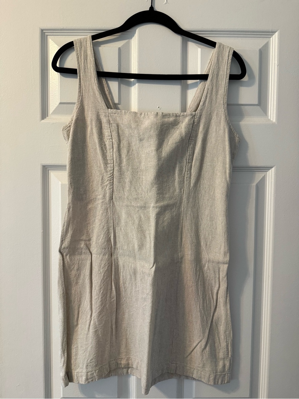 Old Navy Cream Square-Neck Mini Dress